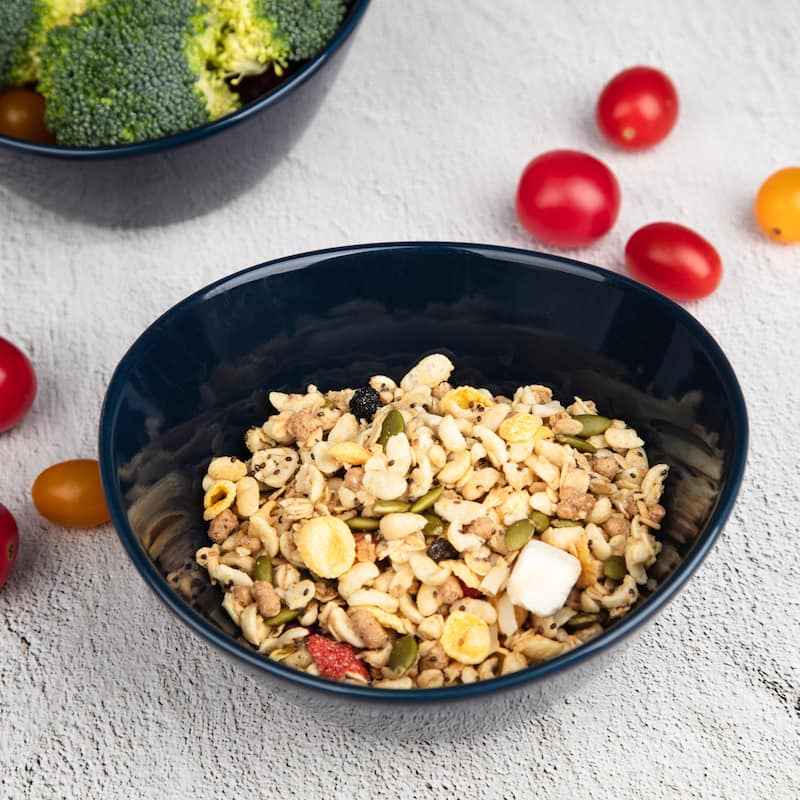 42 Ounce Porcelain Bowls Set of 4 Pack Premium White Ceramic Bowls for Cereal, Soup, Salad, Pasta