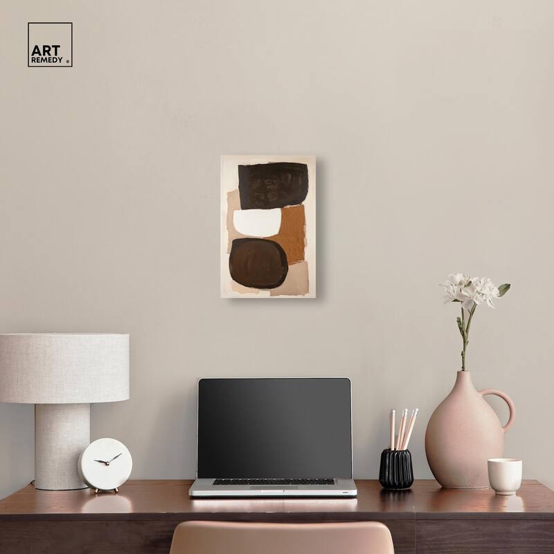 Asymmetrical Balance II Canvas by Art Remedy, Gallery Wrapped