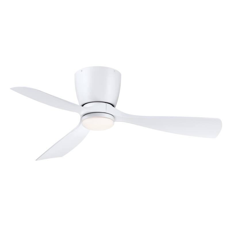 Klinch 44 inch Indoor/Outdoor Ceiling Fan with LED Light Kit - Matte White