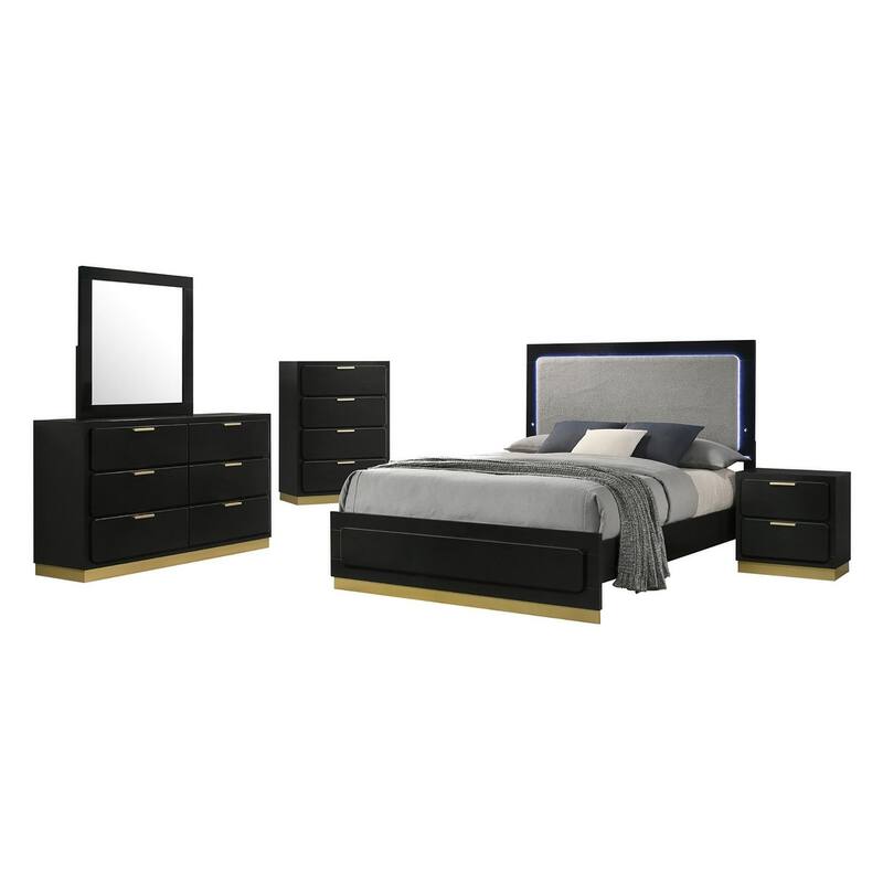 Sophia 5-piece Upholstered Bedroom Set