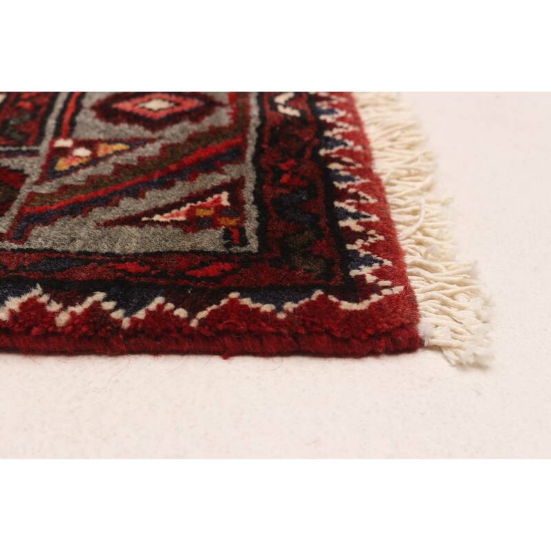 ECARPETGALLERY Hand-knotted Andelz Black Wool Rug - 3'4 x 10'2