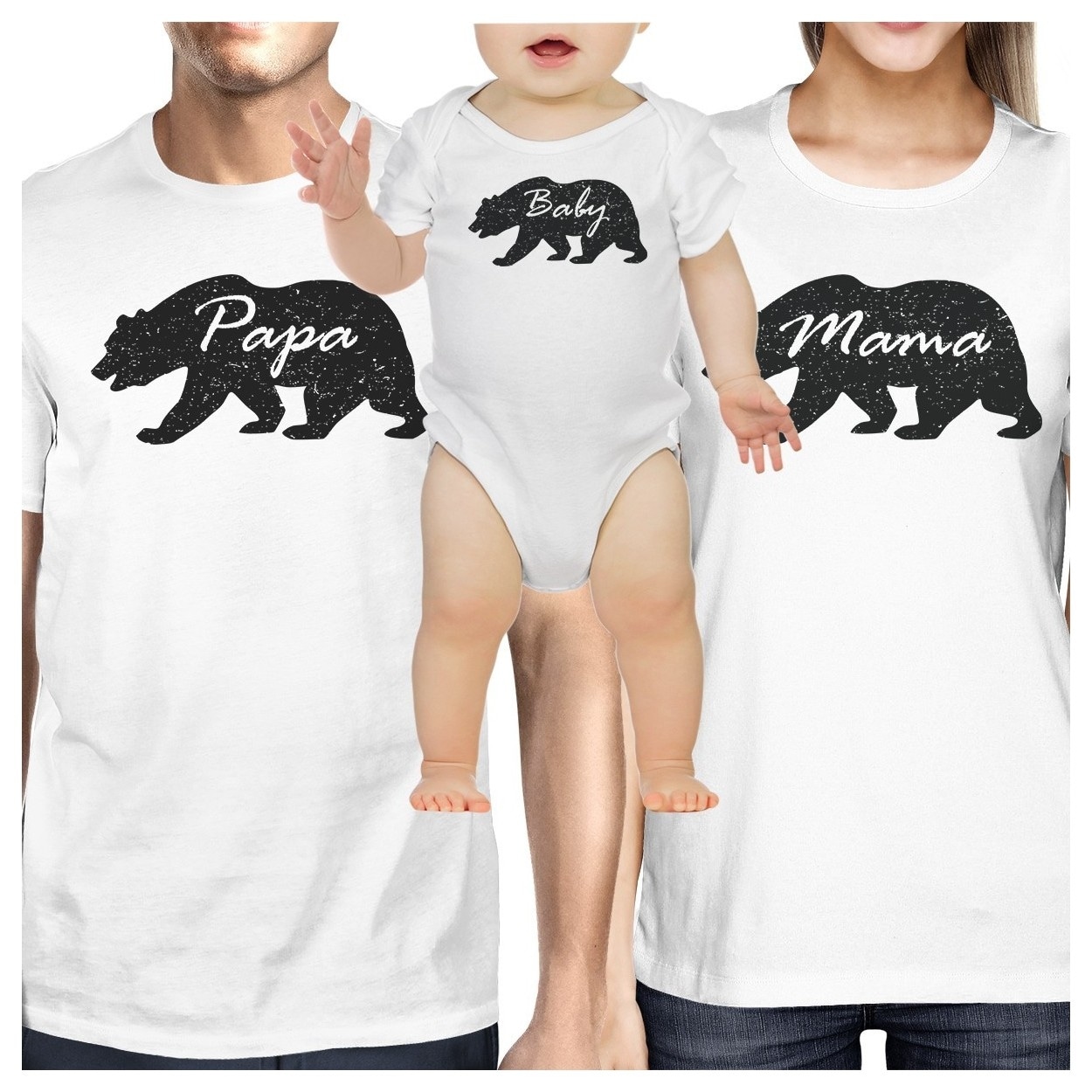 mother and newborn matching outfits