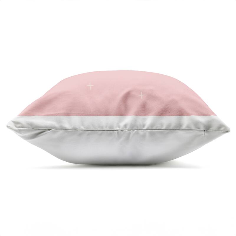 Stupell Pink & Yellow Sassy Typography Printed Outdoor Throw Pillow Design by Sazerelli Designs
