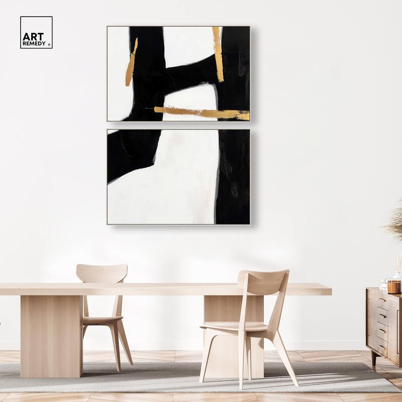 Urban Grid I Canvas Set of 2 by Art Remedy