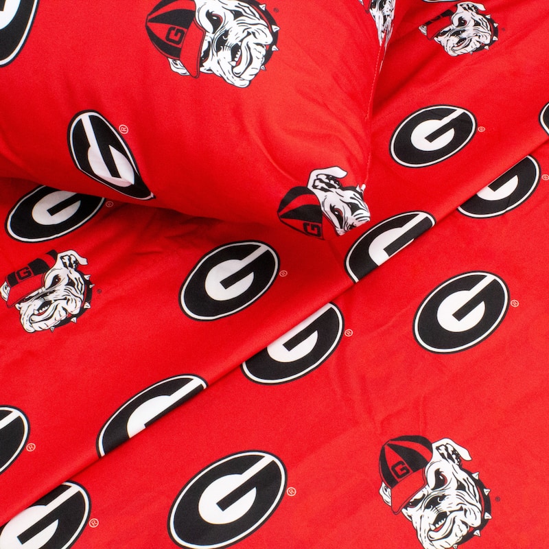 Georgia Bulldogs Bed Sheet Set