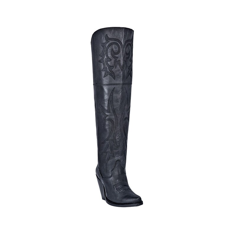 dan post women's jilted knee high western boots