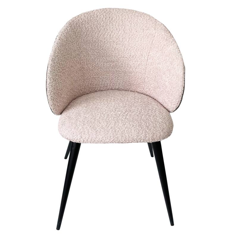 Modrest Marnie Contemporary Gray & Pink Dining Chair
