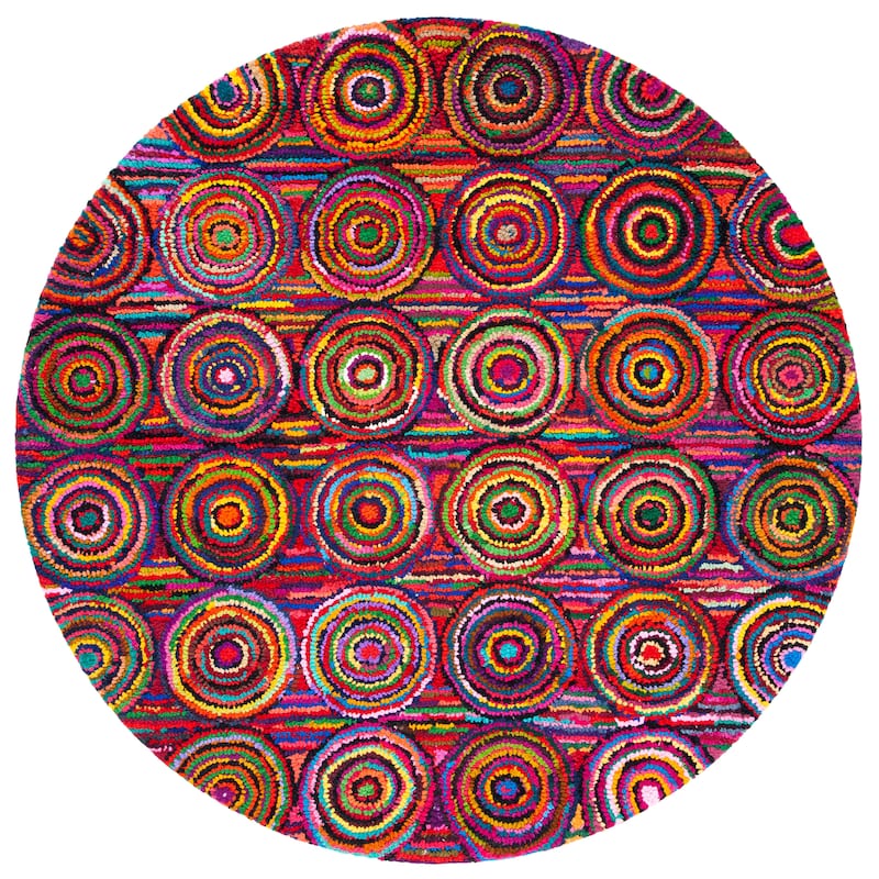 SAFAVIEH Handmade Nantucket Siegtraud Contemporary Cotton Rug