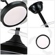preview thumbnail 37 of 71, Bella Depot 36" Modern Retractable Ceiling Fan with Dimmable Led Light, Remote and APP Control 6-Speed Reversible DC Motor
