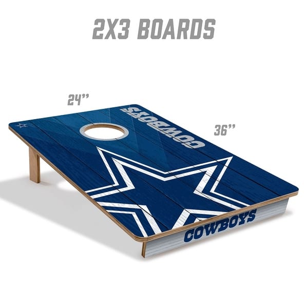 Dallas Cowboys NFL Tailgate Cornhole Board Set