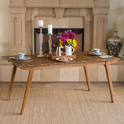Outdoor 69" Solid Wood Dining Table