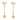 New Ridge Home Goods Glam 6in. Round Side Accent Martini Tables, Set of 2, Brass