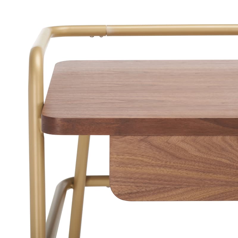 SAFAVIEH Couture Florestine Metal And Wood Desk