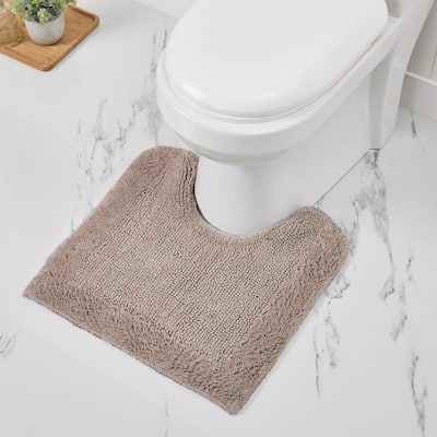 Better Trends Bath Rugs Set 100% Cotton Tufted Soft Water Absorbent Bathroom Rug for Shower, Sink Bath Mats Edge Collection