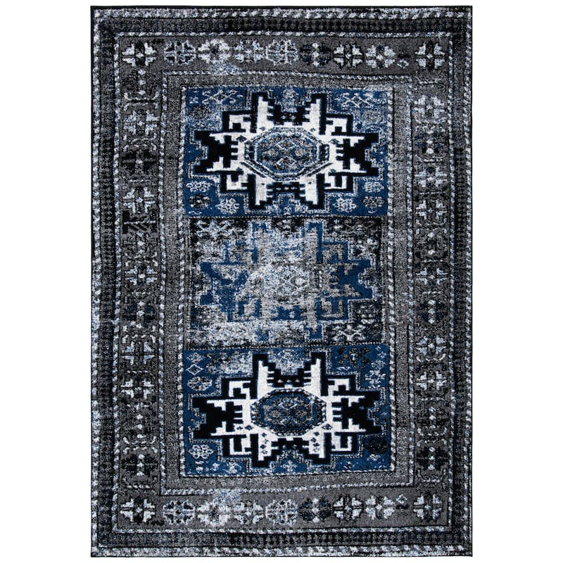 SAFAVIEH, Vintage Hamadan Lilla Oriental Distressed Rug
