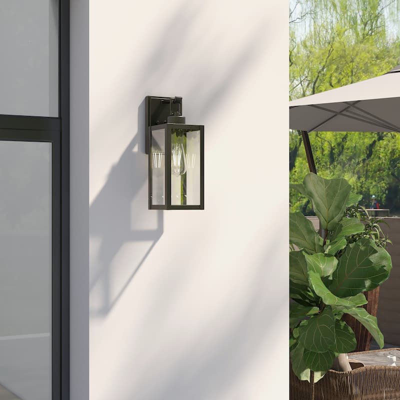 1-Light Outdoor Wall Light - 5"x6.57"x13.66"
