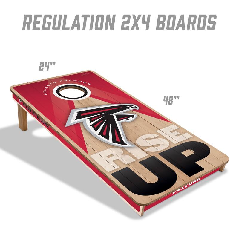 Atlanta Falcons NFL 2x4 Professional Cornhole Board Set