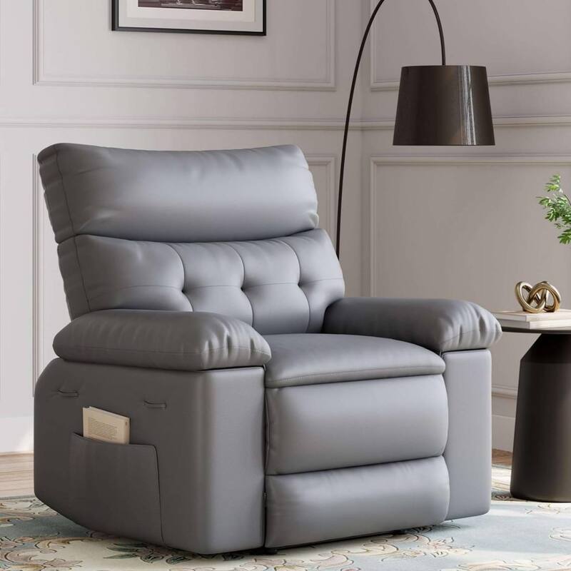 Oversized Manual Rocking Recliner Sofa Chair for Living Room Bedroom Relaxation