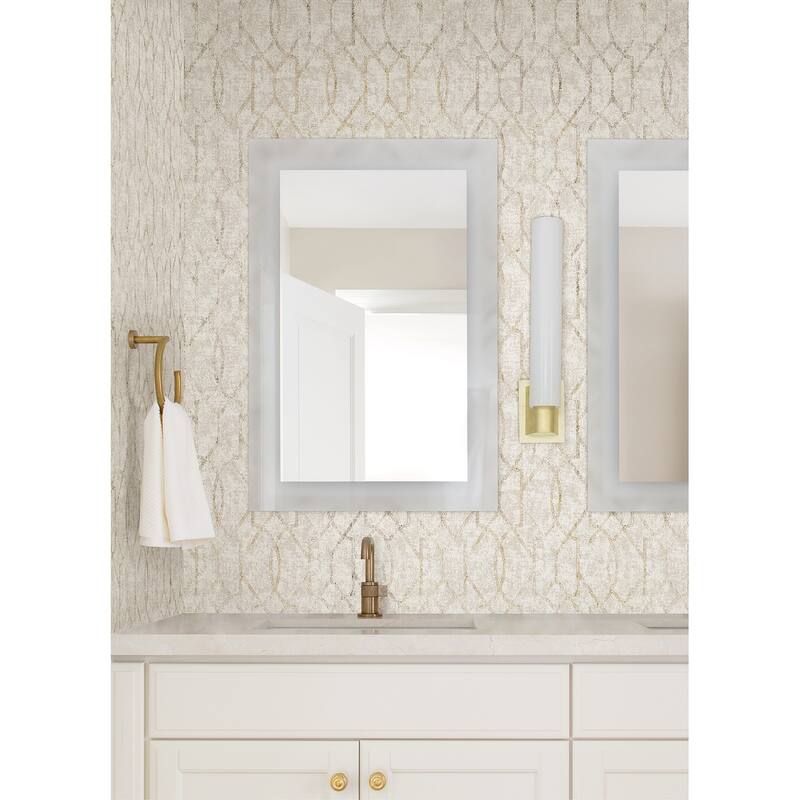 A-Street Prints Koura Platinum Budding Branches Wallpaper