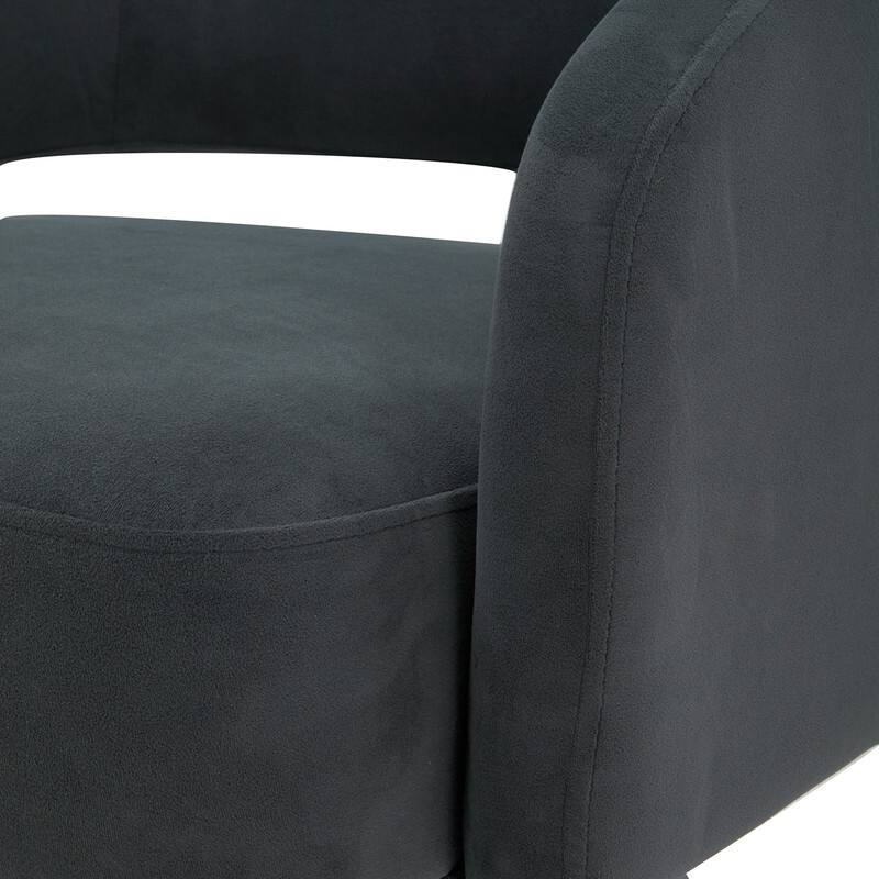 Spruce & Spring Jamie Swivel Fabric Accent Chair