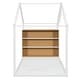 preview thumbnail 22 of 30, Metal PlayHouse Bed Frame with Shelves and LED Warm Lighting