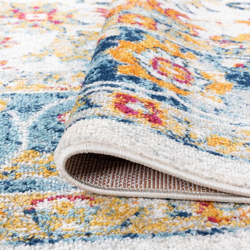 Gematria French Country Floral Indoor Area Rug