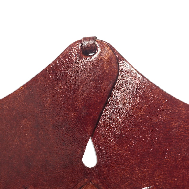 Novica Handmade Gothic Star Leather Catchall