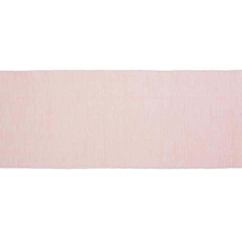 DII Mineral Eco-Friendly Chambray Fine Ribbed Table Runner 13x72 inches