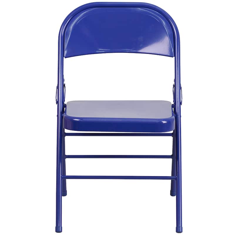 4 Pack Triple Braced & Double Hinged Folding Chair