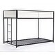 preview thumbnail 9 of 10, Twin over Twin Bunk Bed With Exchangeable Ladder