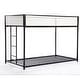 preview thumbnail 9 of 10, Twin over Twin Bunk Bed With Exchangeable Ladder