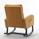 preview thumbnail 30 of 83, HOMYKA 28" Wide Rocking Chair for Nursery with Solid Wood Leg Set of 2