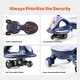 preview thumbnail 7 of 8, Kids Electric Ride On Wiggle Car for Toddlers Indoor/Outdoor Use - 29.1 x 13.4 x 16.1 in