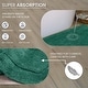preview thumbnail 186 of 189, Home Weavers Waterford Collection Cotton Toilet Lid Rug | Elastic Fit | Fit Most Standard Toilet Lid | 18"x18"