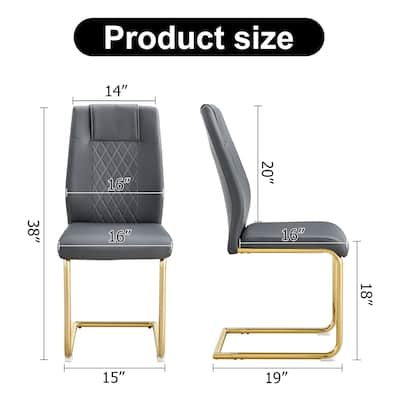 Faux Leather Dining Chairs
