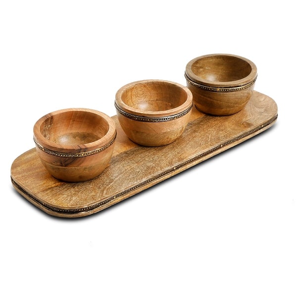 Gibson 4 Piece Condiment Set