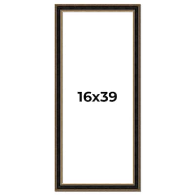16x39 Frame Gold Antique Vintage Sold Wood Picture Frame | 1.75 Inch