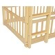 preview thumbnail 25 of 24, Twin over Twin Floor Bunk Bed with Slide and Ladder