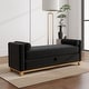 preview thumbnail 5 of 42, Sherpa Storage Bench White Legs+Storage - Black
