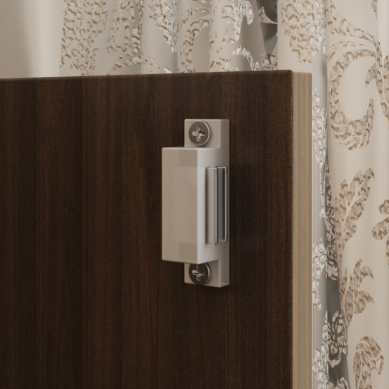 Rolling Makeup Vanity Cabinet with LED Light Mirror, Walnut Tall Dresser with 9-Grid Organizer, Drawers & Tilt-Out Storage