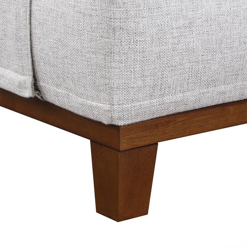 Bridgevine Home Coronado 55" Track Arm Love Seat with Wood Base