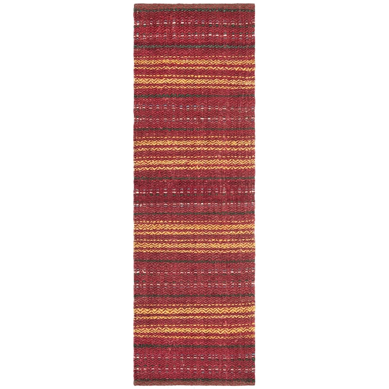 SAFAVIEH Handmade Natural Fiber Alyvia Stripe Jute Rug
