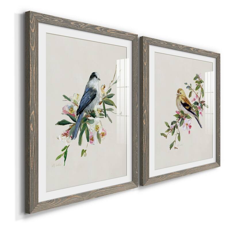 Spring Song Gray Jay-Premium Framed Print - Ready to Hang