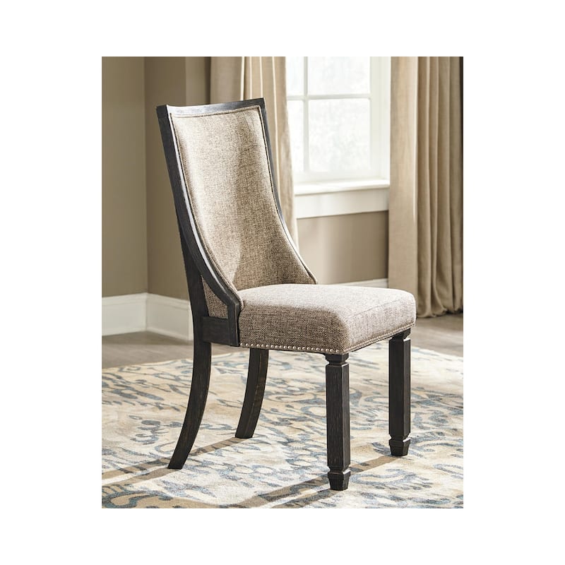 Signature Design By Ashley Tyler Creek Dining Room Chair - Set of 2 - Black/Gray