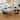 6 Seater Kitchen Dining Table Modern Marble Tabletop Rectangular with Tapered Metal Legs