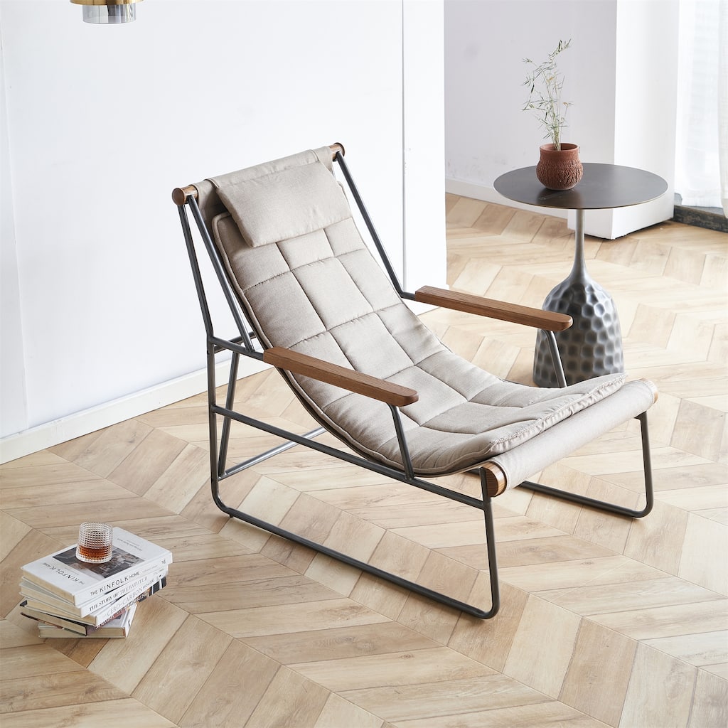 Velvet Lounge Chair Leisure Chair for Modern Living Room