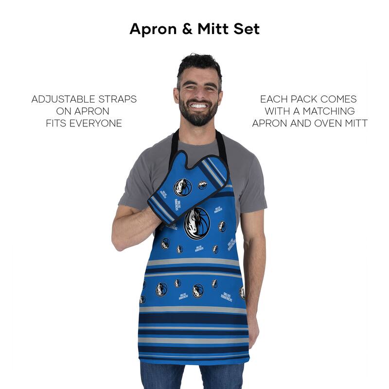 NBA Press Apron BBQ Mitt 2-piece Set