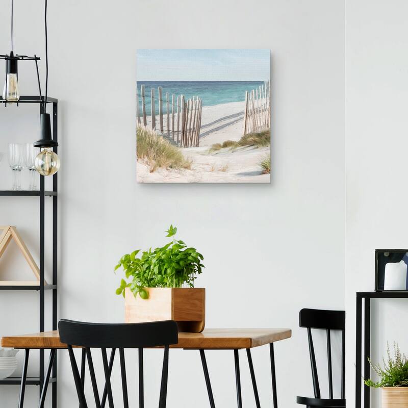 Coastal Retreat Walk by Mark Chandon Canvas Art Print