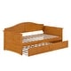 preview thumbnail 7 of 11, Acadia Twin Daybed with Twin Trundle in Light Toffee