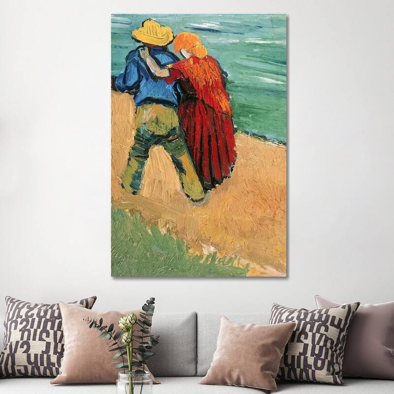 iCanvas "A Pair of Lovers, Arles, 1888 " by Vincent van Gogh Canvas Print